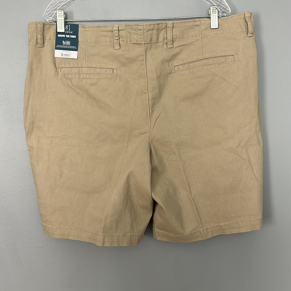 George Men's Flat Front Shorts 9” Size 40 - Picture 8 of 9